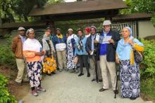 A community poses for a picture.