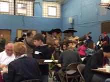 Mariachis perform at a community event.